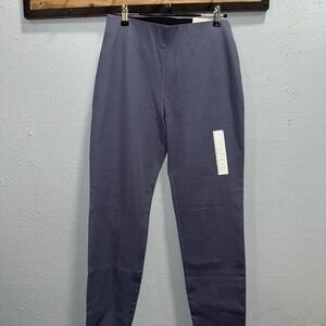 A New Day Womens Side-Zip Skinny Ankle Pants Slate Blue Size 6 Regular NWT